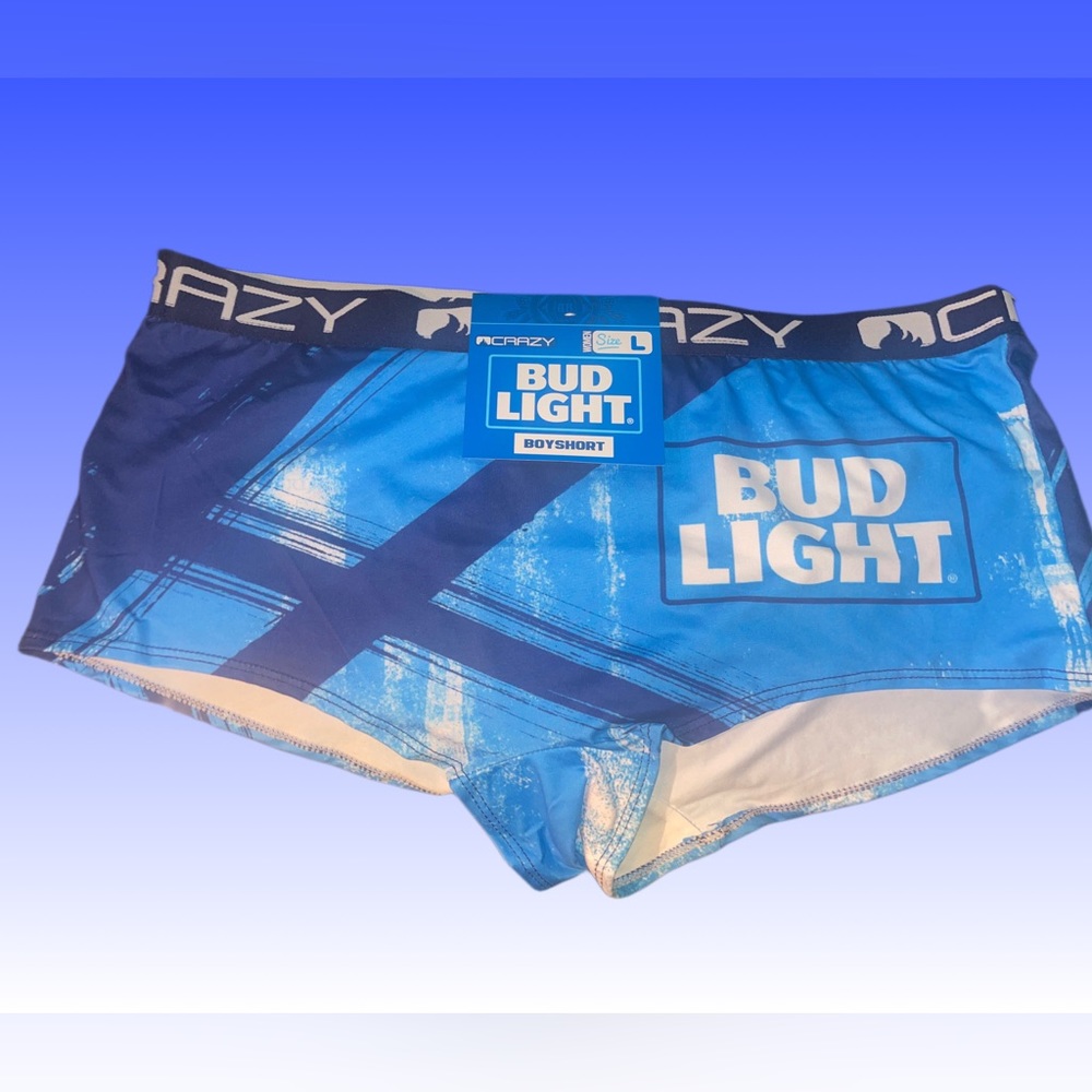 NWT Woman’s size XL & L available Bud-light Boyshorts